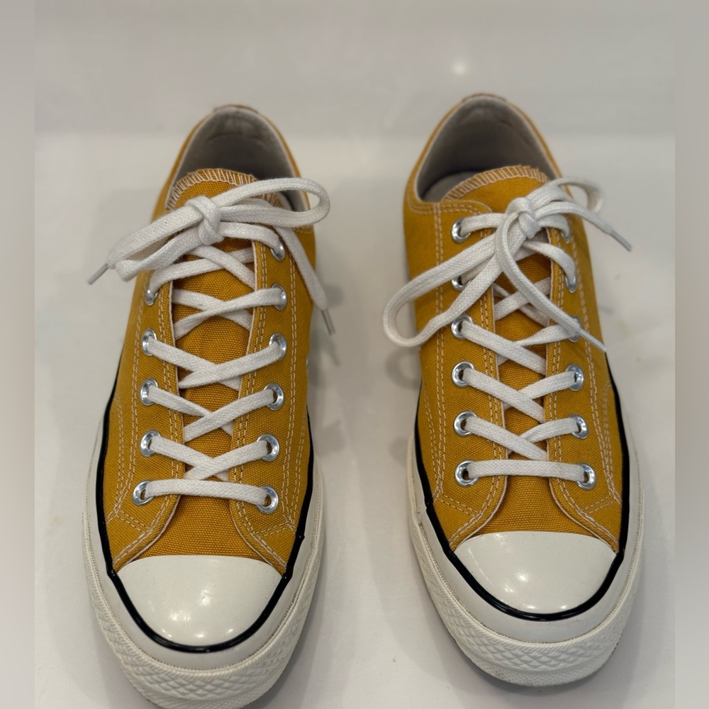 Converse Yellow and White Sneakers